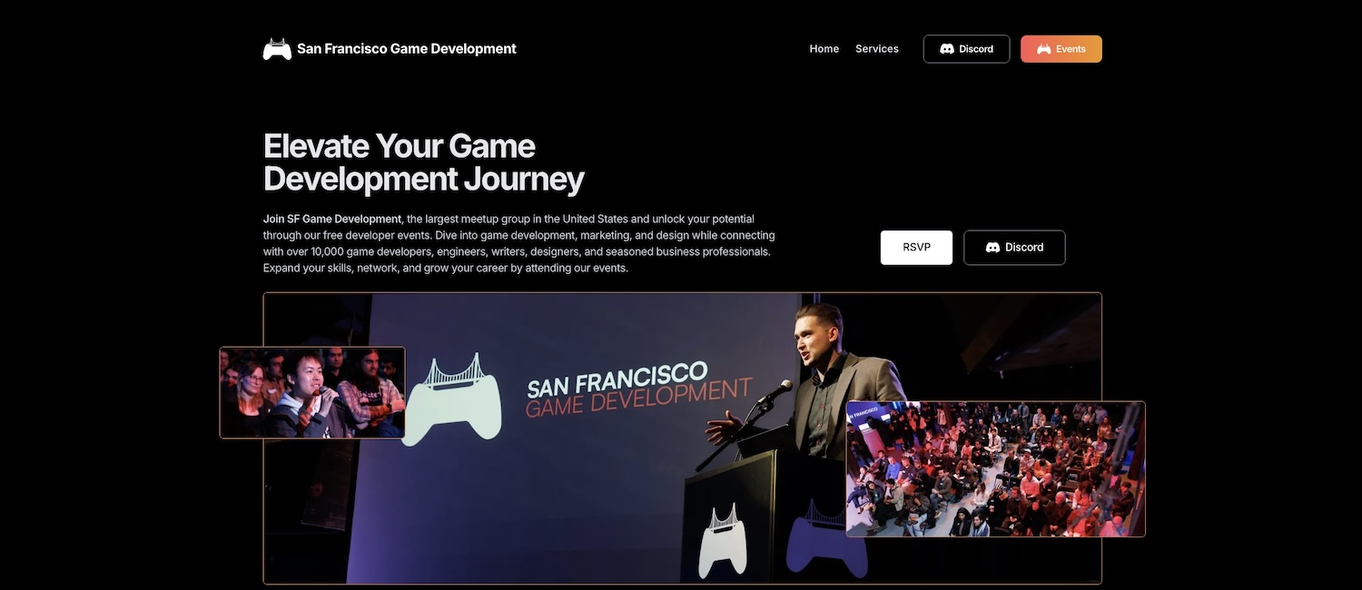 SF Game Development Refreshed Identity